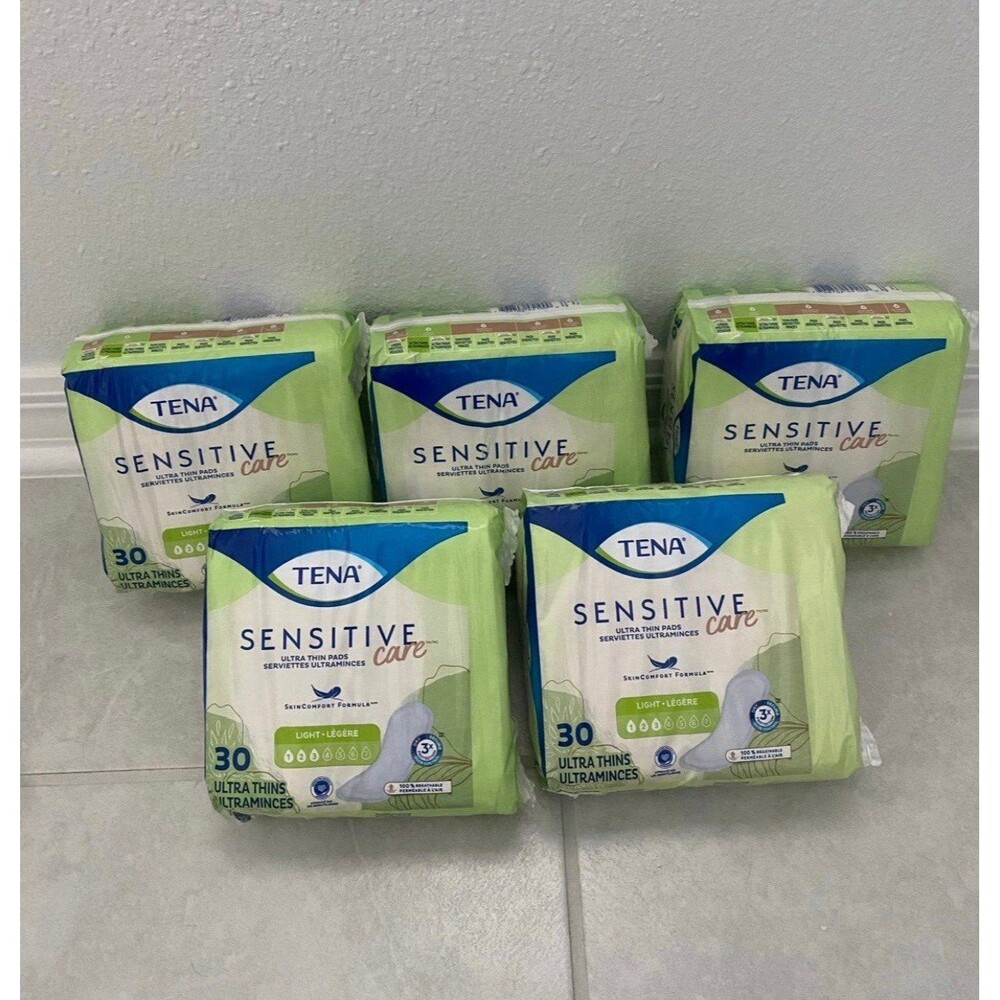 5  brand new Tena pads bundle set
